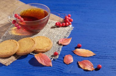 yulaf ezmeli kurabiye ve çay