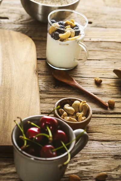 Gesunde Frühstücksvielfalt — Stockfoto