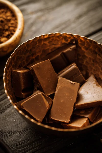Chokladkakor i egna — Stockfoto