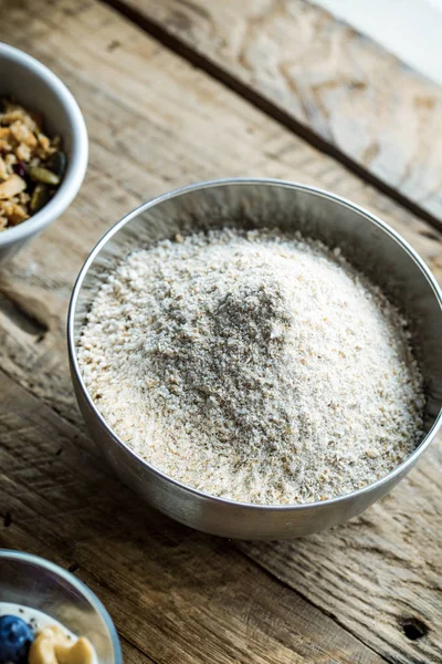 Healthy breakfast variety — Stock Photo, Image