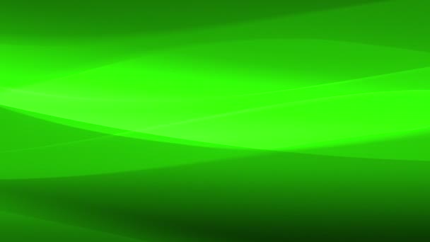 Зеленый Абстрактный Фон Анимированный Бесшовный Цикл Цифровыми Волнами Линиями Световыми — стоковое видео