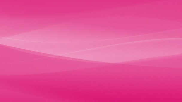 Розовая Девчачья Абстрактная Анимация Зациклена Плавно Волны Линии Плавных Движениях — стоковое видео