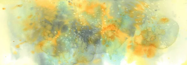 Ακουαρέλα αλάτι μαρμάρινο φόντο. Μιμόζα χρώματα λουλουδιών — Φωτογραφία Αρχείου