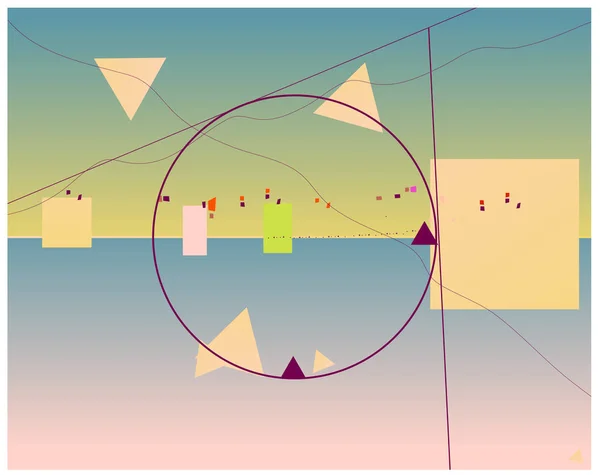 Abstrakt Konstnärliga Vektor Bakgrund — Stock vektor