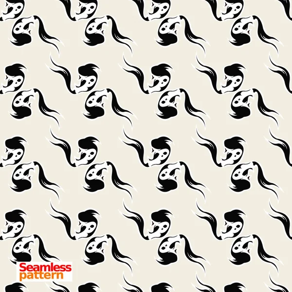 Looped Seamless Pattern Ready Fabrics Walls Backgrounds Other Purposes — Stock Vector