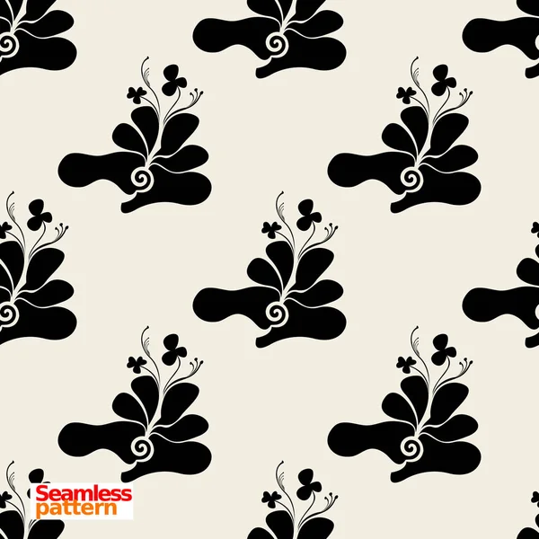 Seamless Pattern Looped Endless — Stock Vector