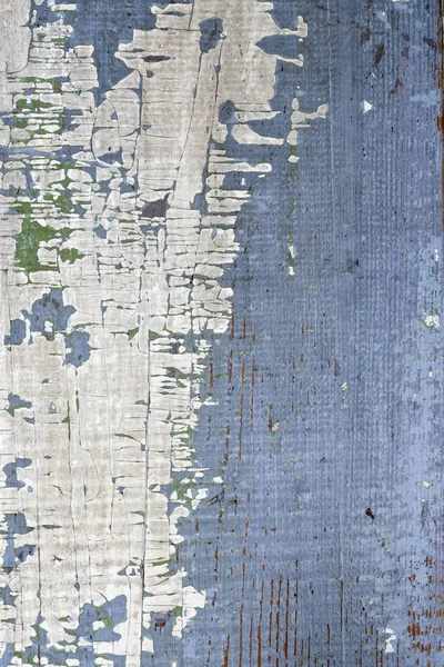 Hintergrund Einer Alten Holzplatte Mit Abblätternder Farbe — Stockfoto