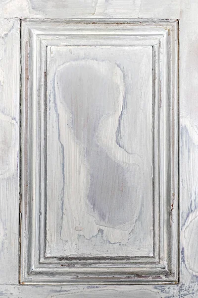 Старому Напруженій Дерев Яній Дверній Панелі Пілінговою Фарбою Обрамленим Фоном — стокове фото
