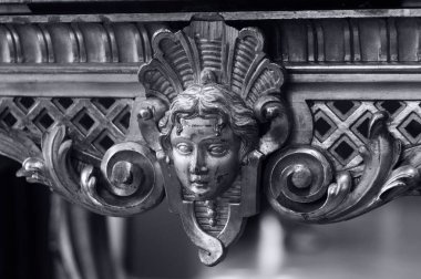 Yaroslavl, Rusya - 30 Haziran 2016: mozaik topaç yabancı Sanat Müzesi olarak içeren bir tablo bir ayrıntı.