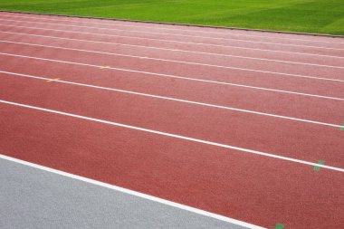 Spor kompleksi içinde Minsk.Belarus koşu bandı.