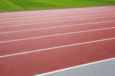 Spor kompleksi içinde Minsk.Belarus koşu bandı.
