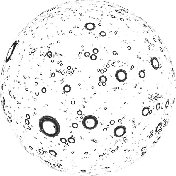 Spherical abstraction of a planet — Stock Photo, Image