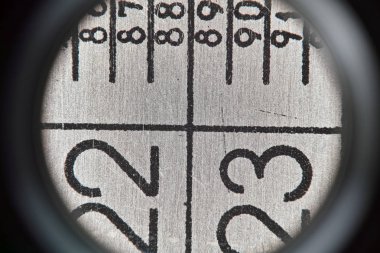 Dijital ölçeğin porthole üzerinden görüntüleme