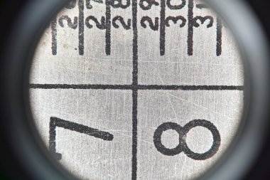 Dijital ölçeğin porthole üzerinden görüntüleme