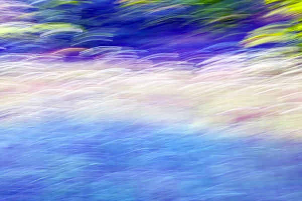 相机布线运动引起的彩色自然抽象 — 图库照片
