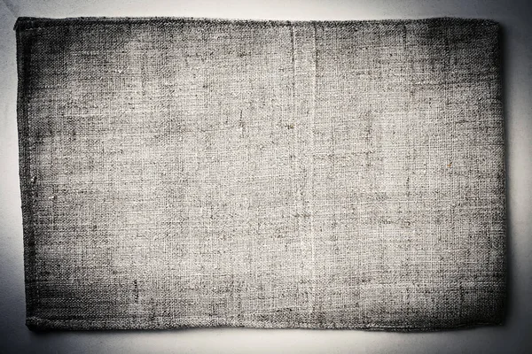 Eco Bag Made Coarse Linen Fabric Retro Style — Stock Photo, Image