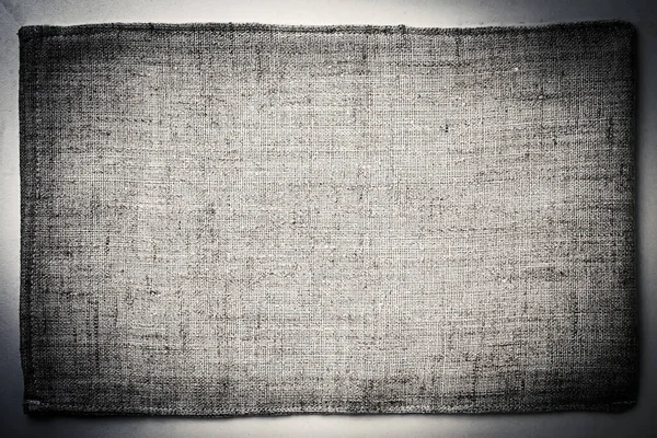 Eco Bag Made Coarse Linen Fabric Retro Style — Stock Photo, Image