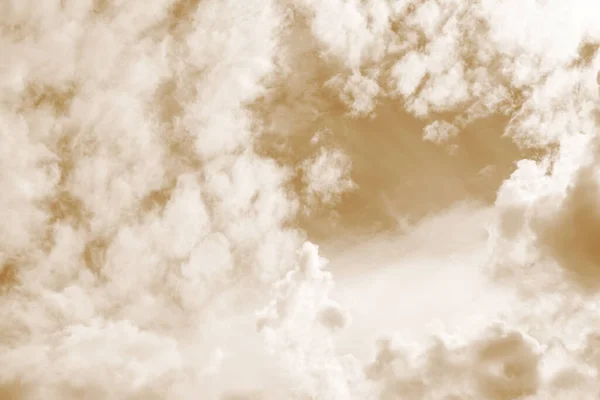 Денне Небо Бежевих Тонах Панорамний Вид Ліцензійні Стокові Зображення