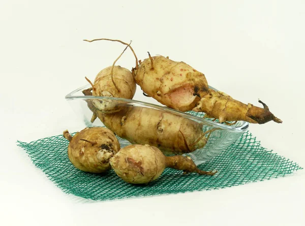 Jerusalem Artichoke Sunflower Healthy Root Vegetable — Stock Photo, Image