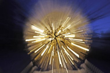 atmosferik, kristal top kış geceleri