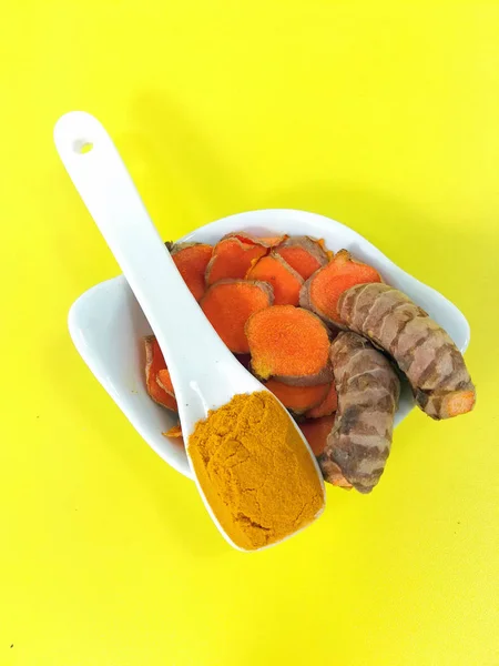 Turmeric Root Powder — Stock Photo, Image