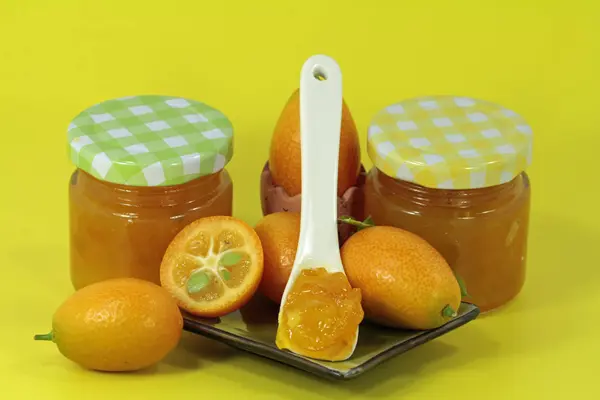 Mermelada Kumquat Casera Fresca —  Fotos de Stock