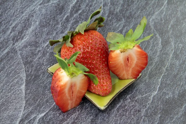 来自西班牙的大草莓 — 图库照片