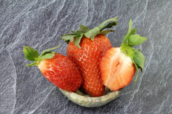 来自西班牙的大草莓 — 图库照片