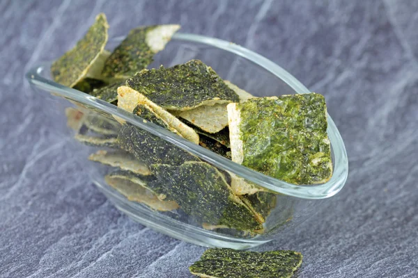 Seaweed Rice Crisps Algae — Stock Photo, Image