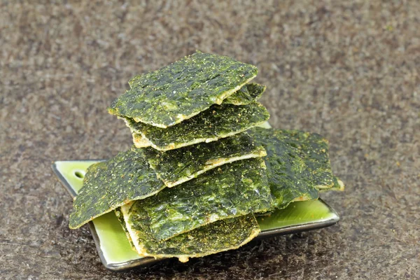 Seaweed Rice Crisps Algae — Stock Photo, Image