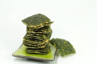 yosun ile yosun pirinç cips