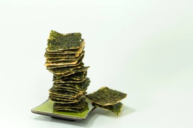 yosun ile yosun pirinç cips