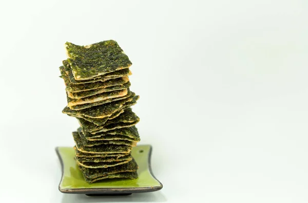 Algas Crisps Arroz Com Algas — Fotografia de Stock