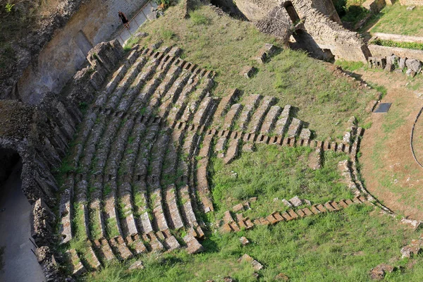 Βολτέρρα Ρωμαϊκό Θέατρο Καταστρέφει Στην Τοσκάνη — Φωτογραφία Αρχείου