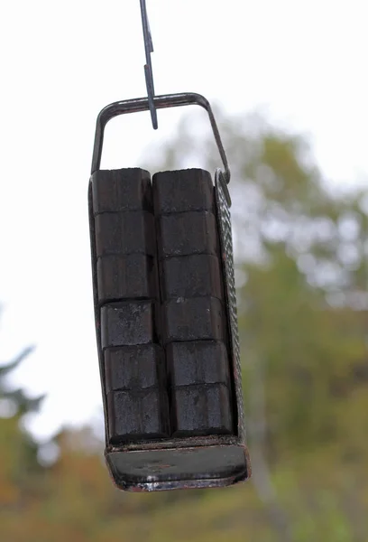 Porte Briquettes Sur Voie Aérienne — Photo