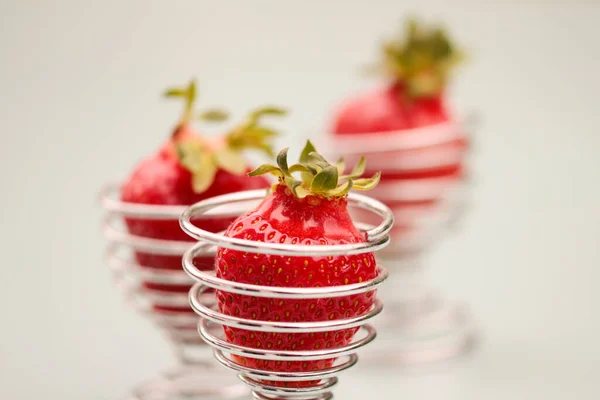 Fragole Frutti Dolci Giugno — Foto Stock