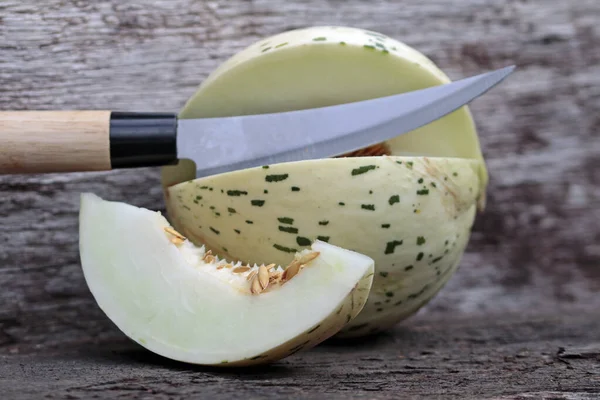 Fresh Sugar Baby Matisse Melone — Stock Photo, Image