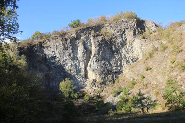 Hirzstein Basalt Quarry Kassel — Stock Photo, Image