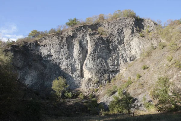 Hirzstein Basaltsteengroeve Bij Kassel — Stockfoto