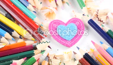 Çekimde çizmek için renkli kalemler