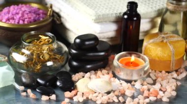 Maddeler tablosundaki bileşiminde spa masaj için