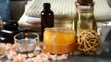 Maddeler tablosundaki bileşiminde spa masaj için