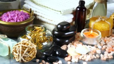 Maddeler tablosundaki bileşiminde spa masaj için