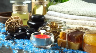 Maddeler tablosundaki bileşiminde spa masaj için