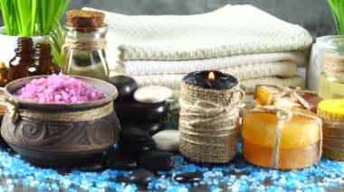 Maddeler tablosundaki bileşiminde spa masaj için