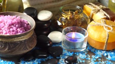 Maddeler tablosundaki bileşiminde spa masaj için