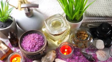 Maddeler tablosundaki bileşiminde spa masaj için