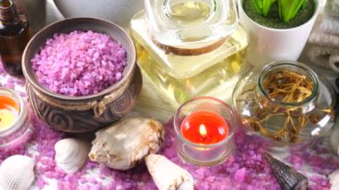 Maddeler tablosundaki bileşiminde spa masaj için