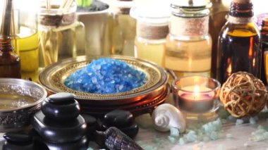 Maddeler tablosundaki bileşiminde spa masaj için