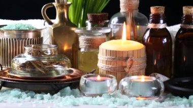 Maddeler tablosundaki bileşiminde spa masaj için